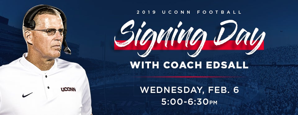 UConn Football Signing Day Event with Coach Edsall