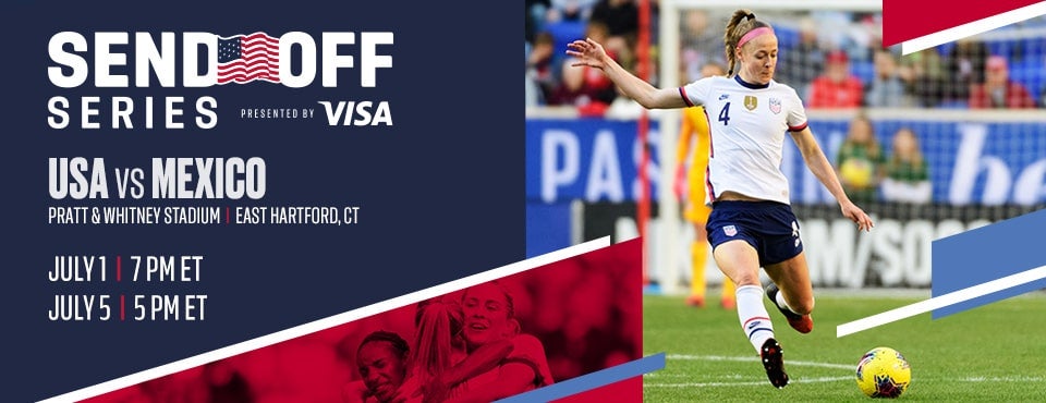 Wnt Send Off Series Presented By Visa Us Women S National Team Vs Mexico Rentschler Field